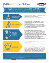 Image of SSI for Children Information Sheet - Child Welfare